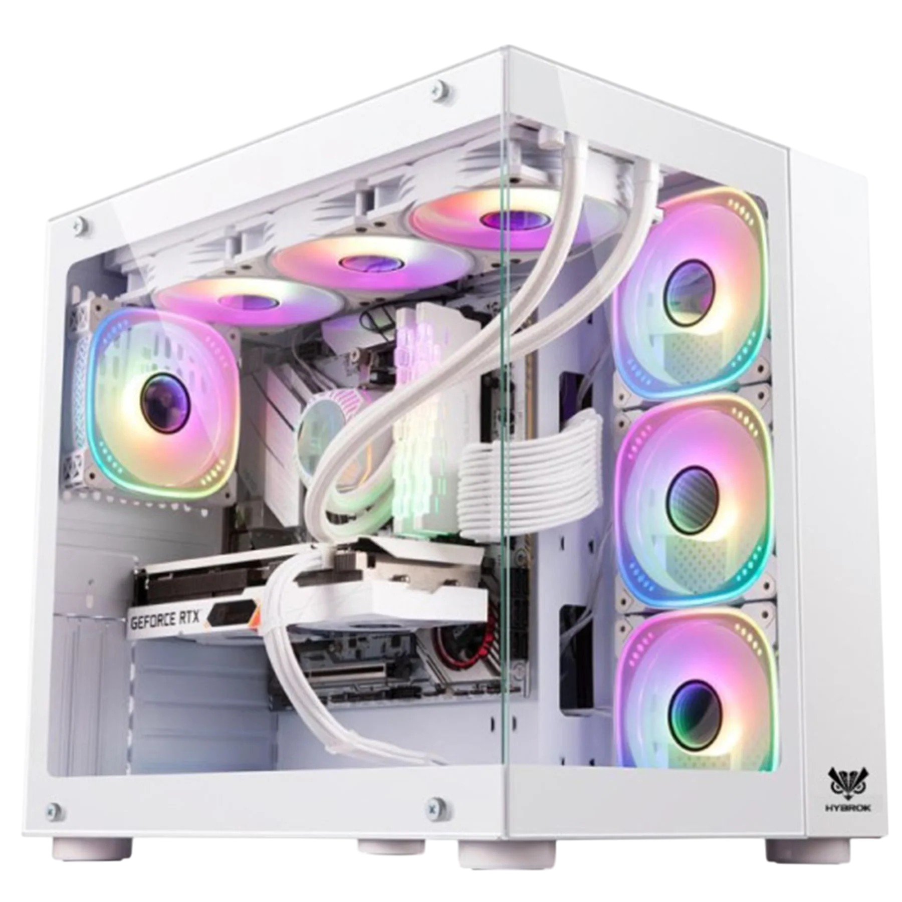 BOITIER HYBROK TITAN EVO ATX WHITE